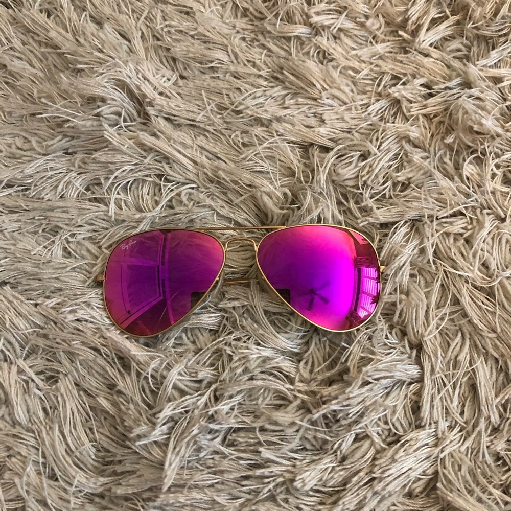 Rayban pink flash lens 58mm